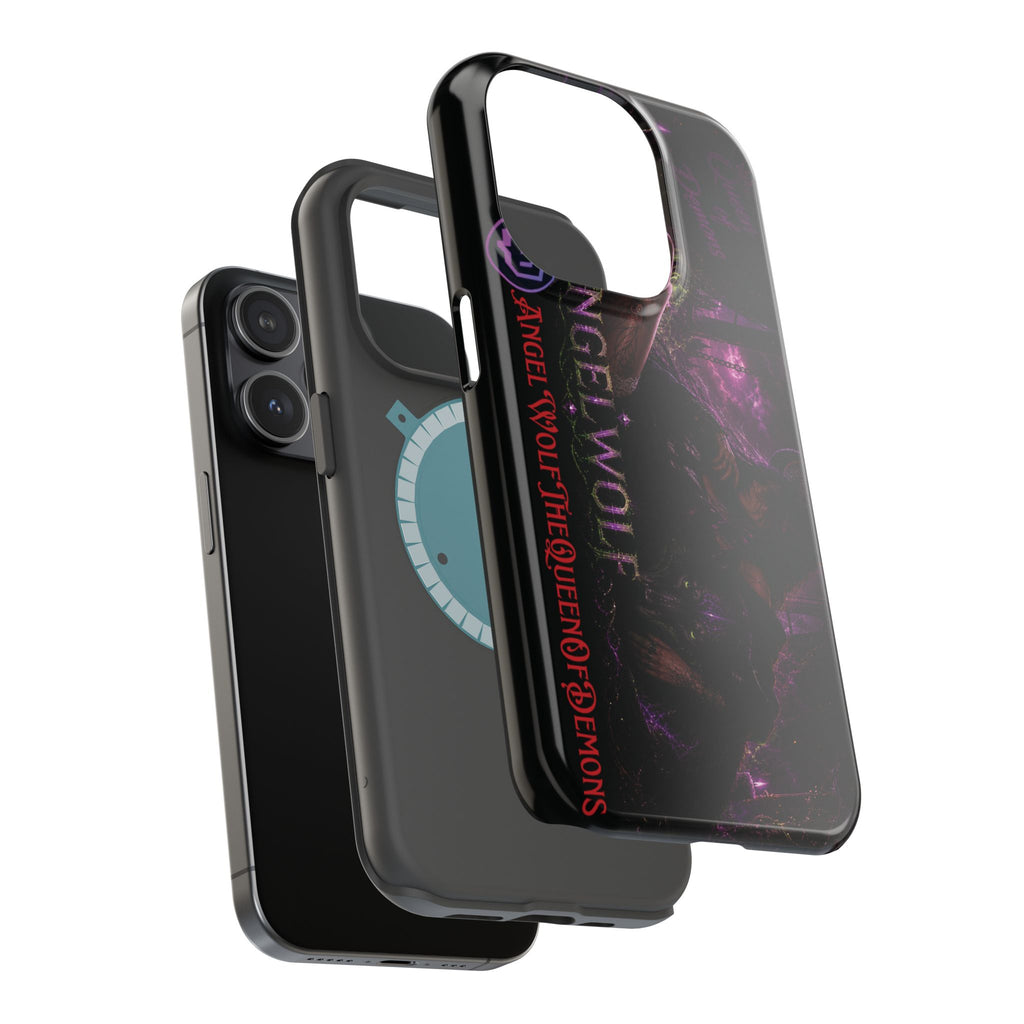 Phone Case — Dark Fantasy 'Angel Wolf' Magnetic Impact-Resistant Cover