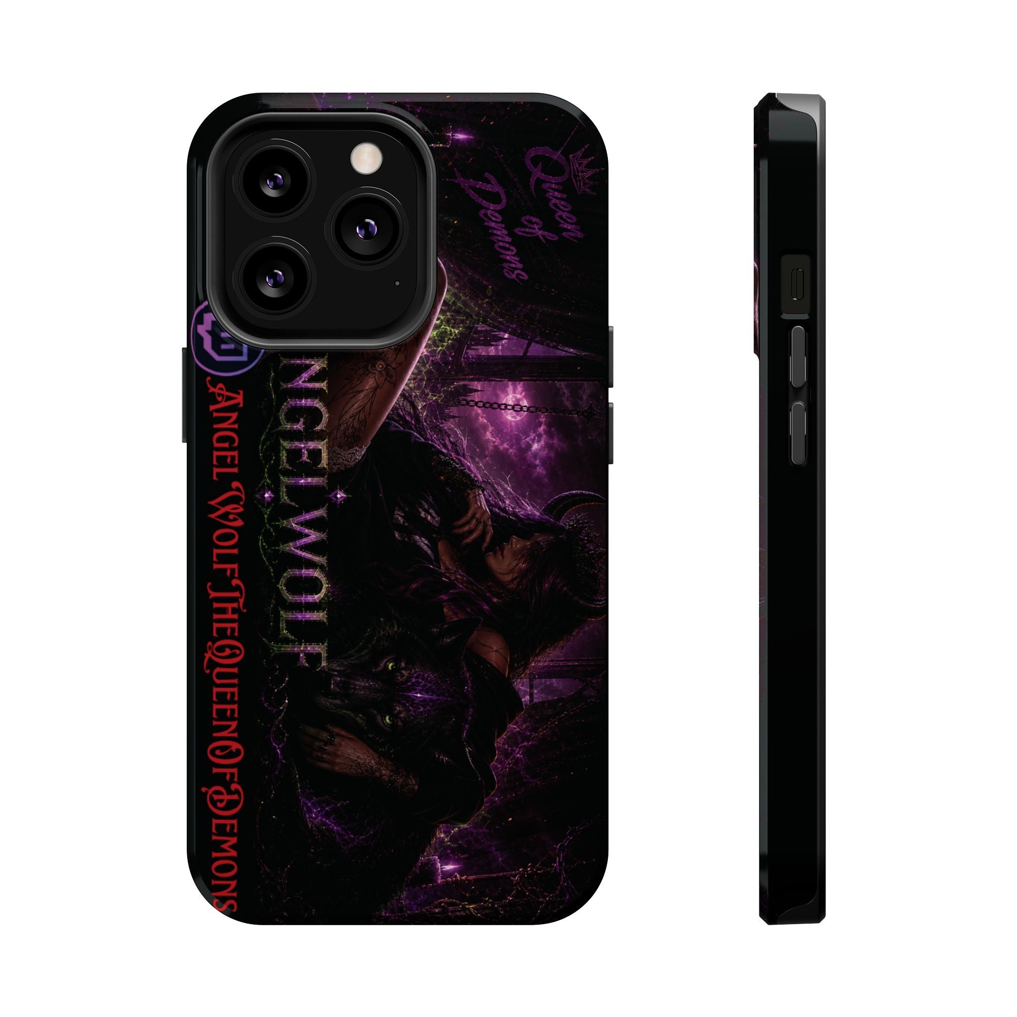 Phone Case — Dark Fantasy 'Angel Wolf' Magnetic Impact-Resistant Cover