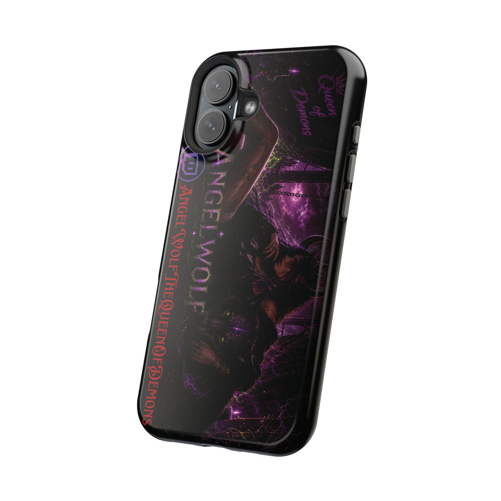 Phone Case — Dark Fantasy 'Angel Wolf' Magnetic Impact-Resistant Cover
