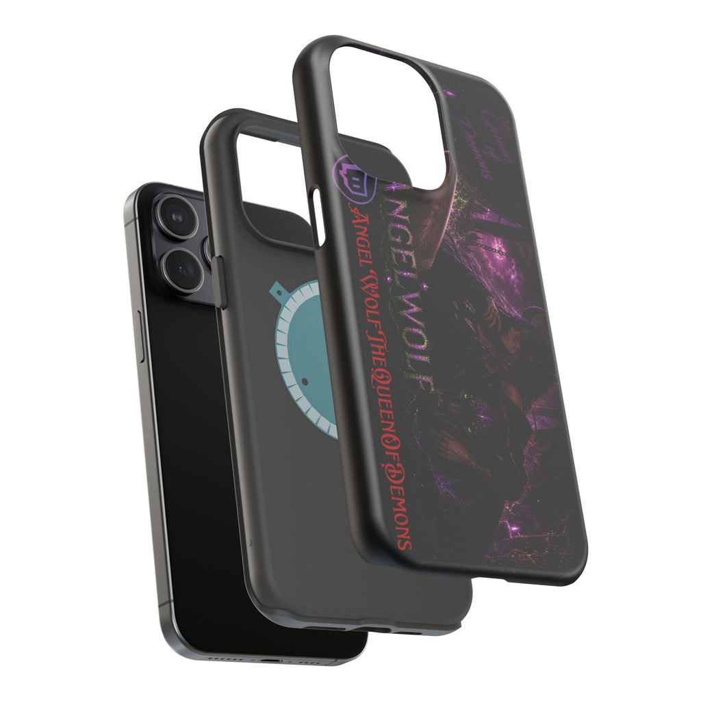 Phone Case — Dark Fantasy 'Angel Wolf' Magnetic Impact-Resistant Cover