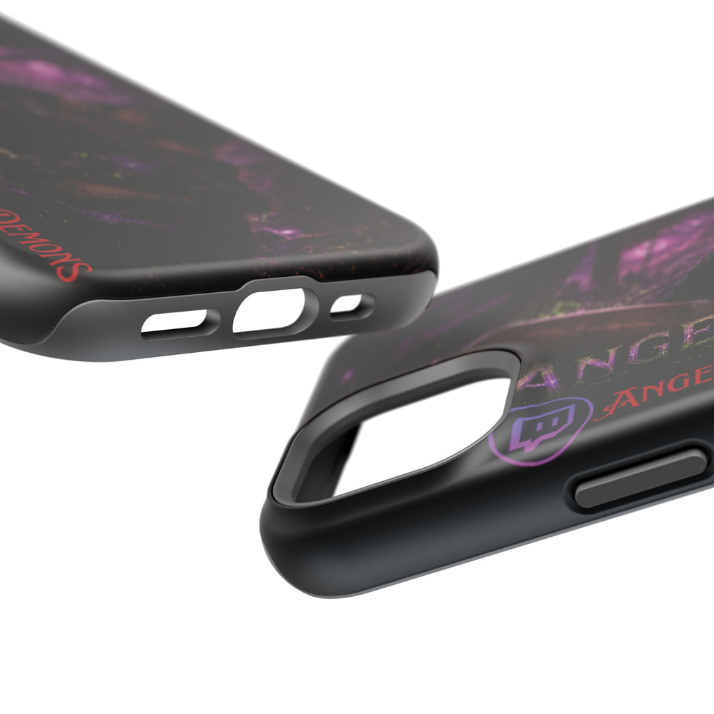 Phone Case — Dark Fantasy 'Angel Wolf' Magnetic Impact-Resistant Cover