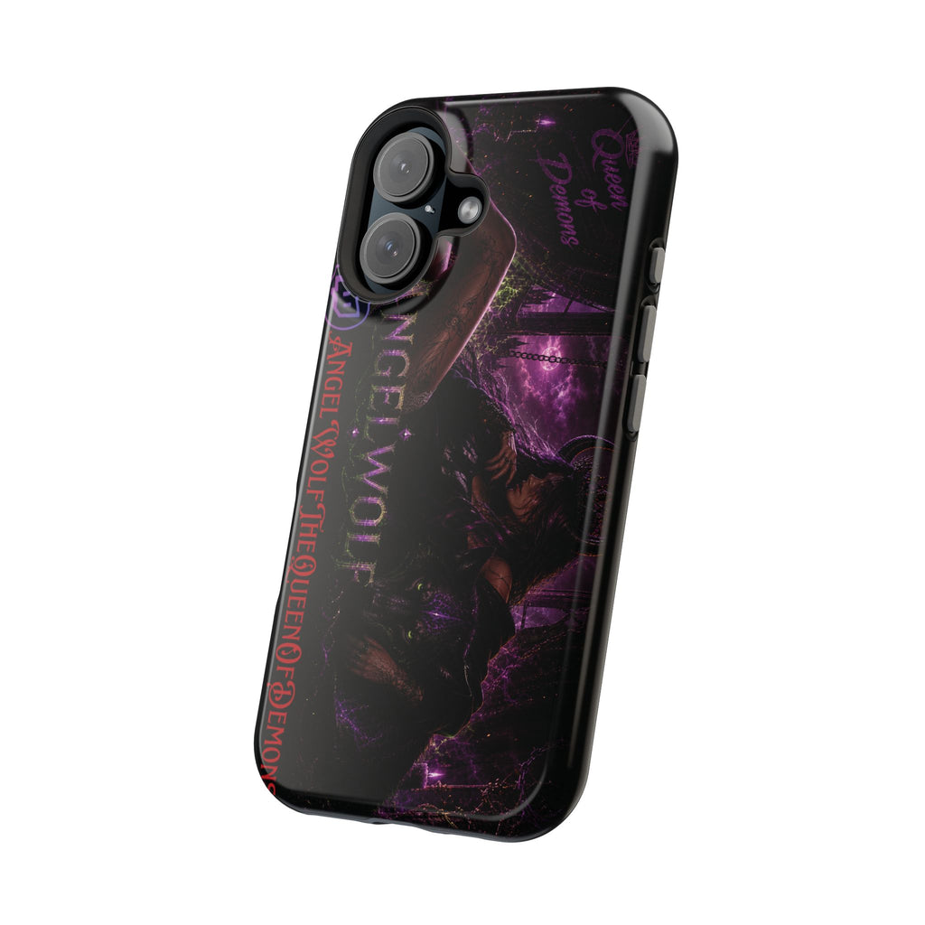 Phone Case — Dark Fantasy 'Angel Wolf' Magnetic Impact-Resistant Cover