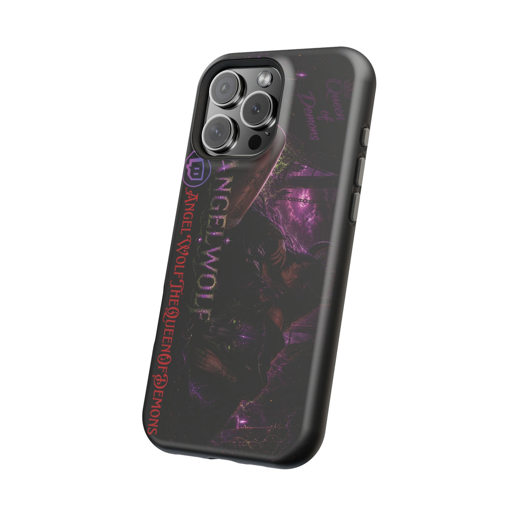 Phone Case — Dark Fantasy 'Angel Wolf' Magnetic Impact-Resistant Cover
