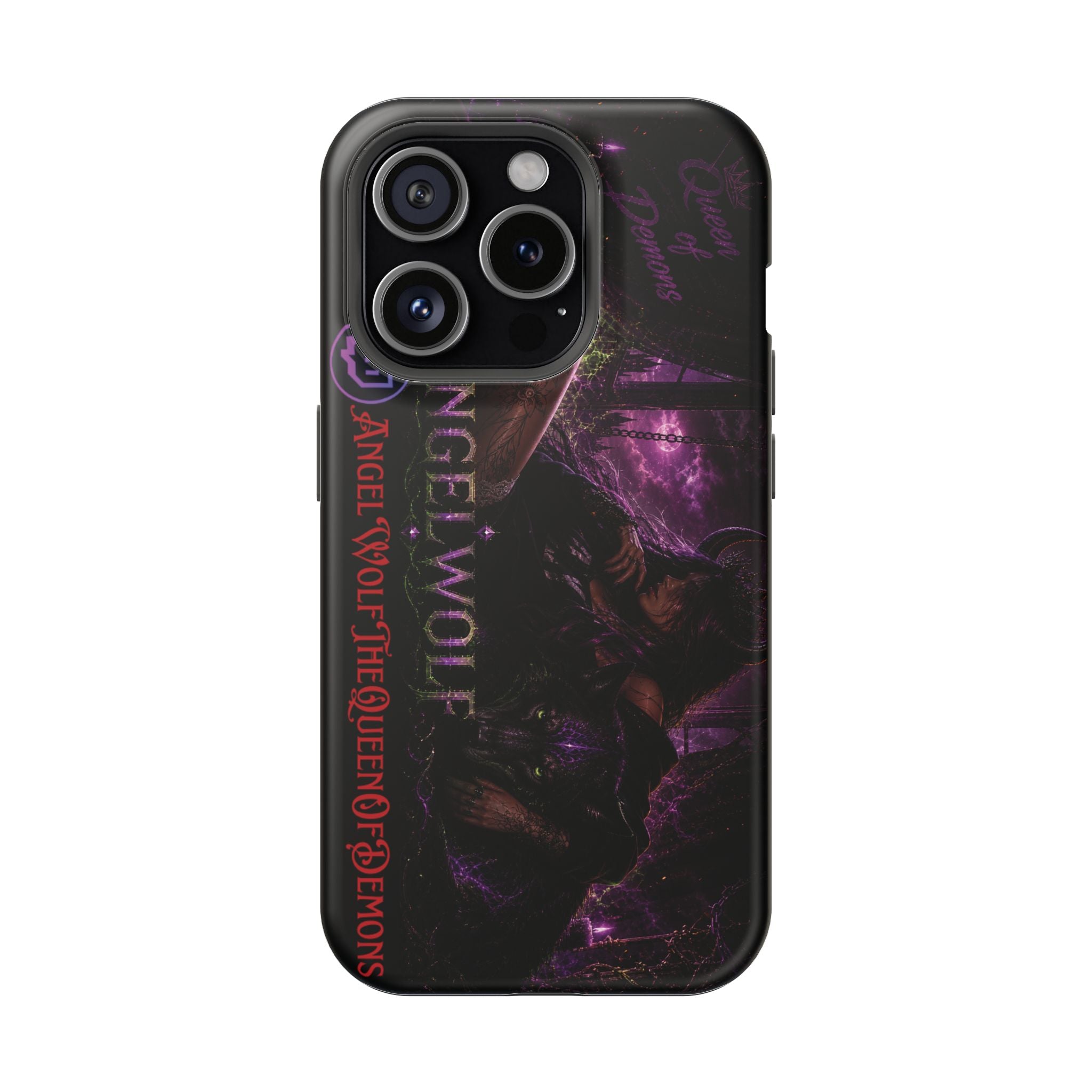 Phone Case — Dark Fantasy 'Angel Wolf' Magnetic Impact-Resistant Cover