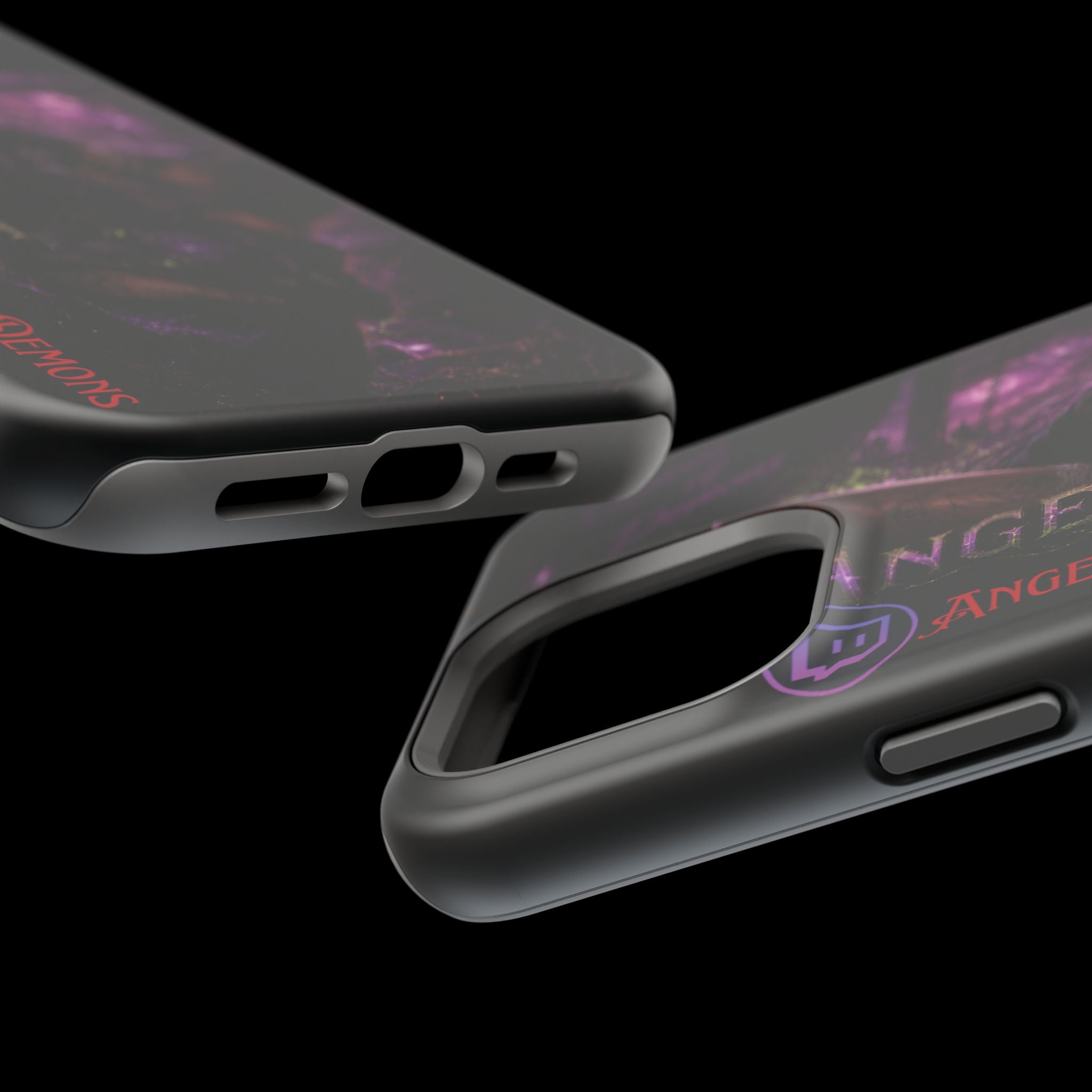 Phone Case — Dark Fantasy 'Angel Wolf' Magnetic Impact-Resistant Cover