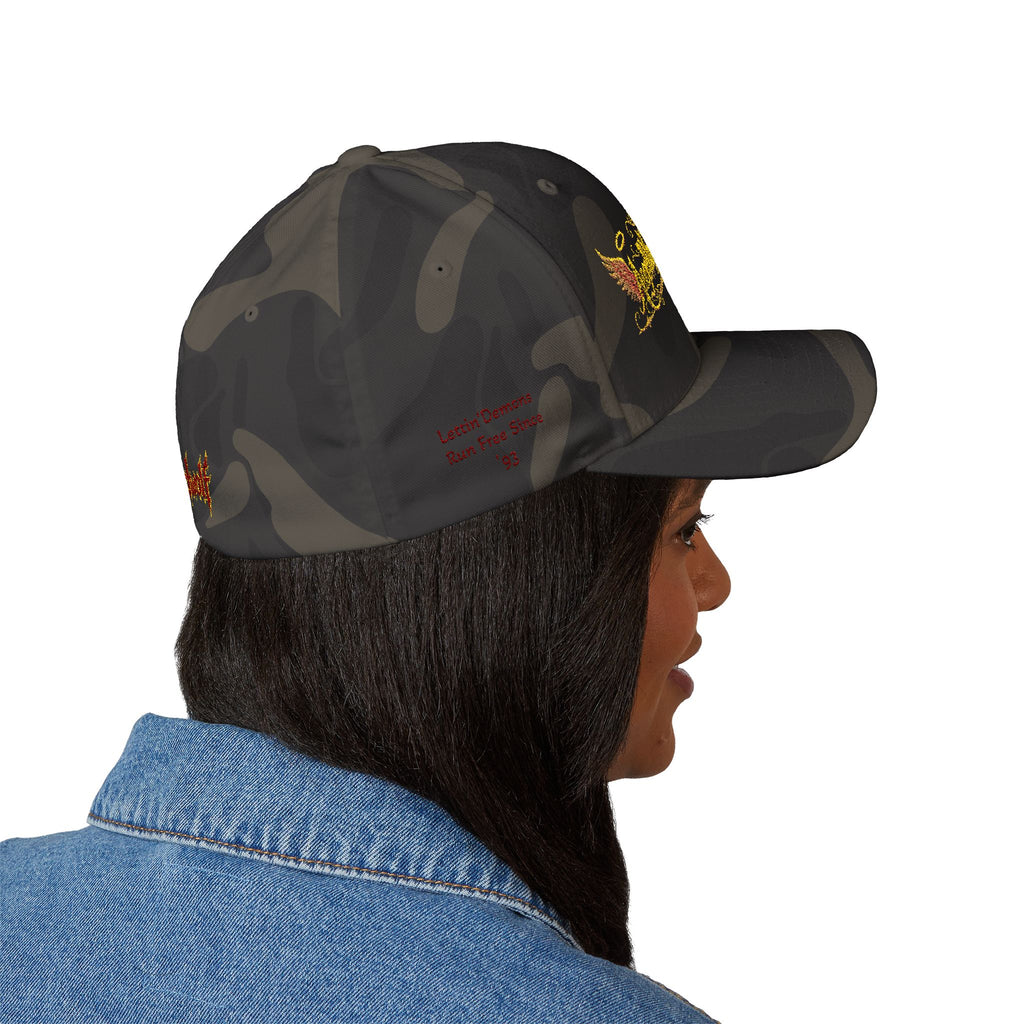 AngelWolf "The Queen Of Demons" Embroidered Flex Back Cap