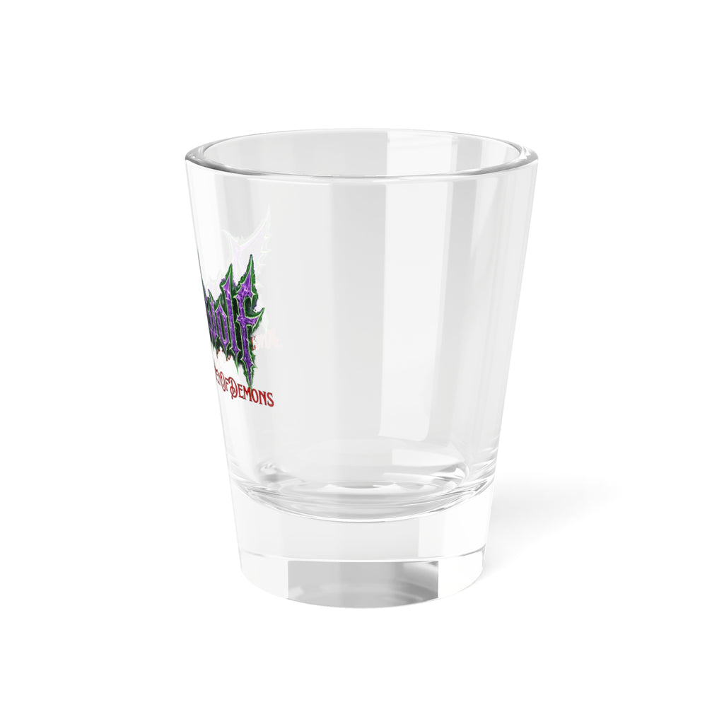 Angelwolf Metal Logo 'Queen of Demons' 1.5oz Shot Glass