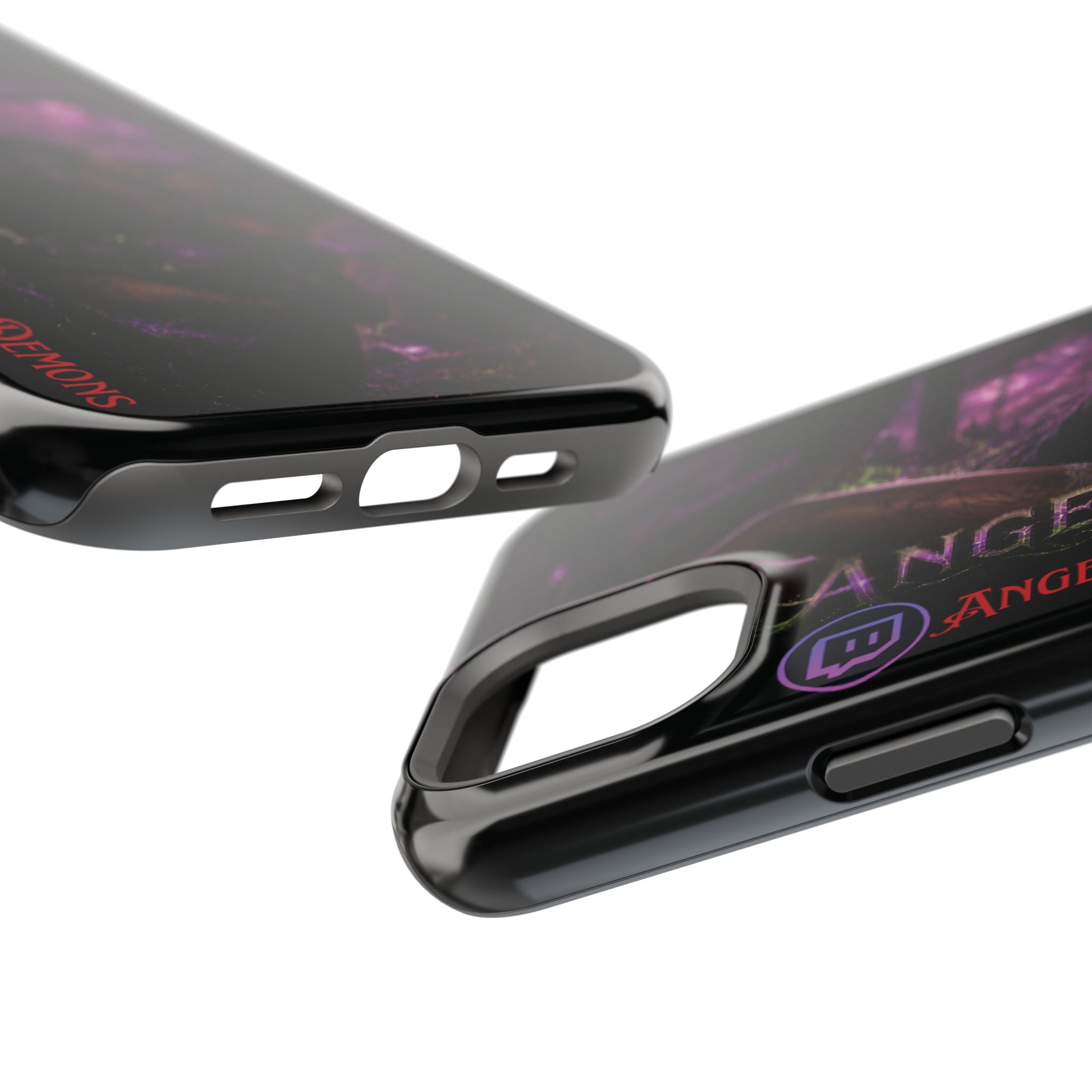 Phone Case — Dark Fantasy 'Angel Wolf' Magnetic Impact-Resistant Cover