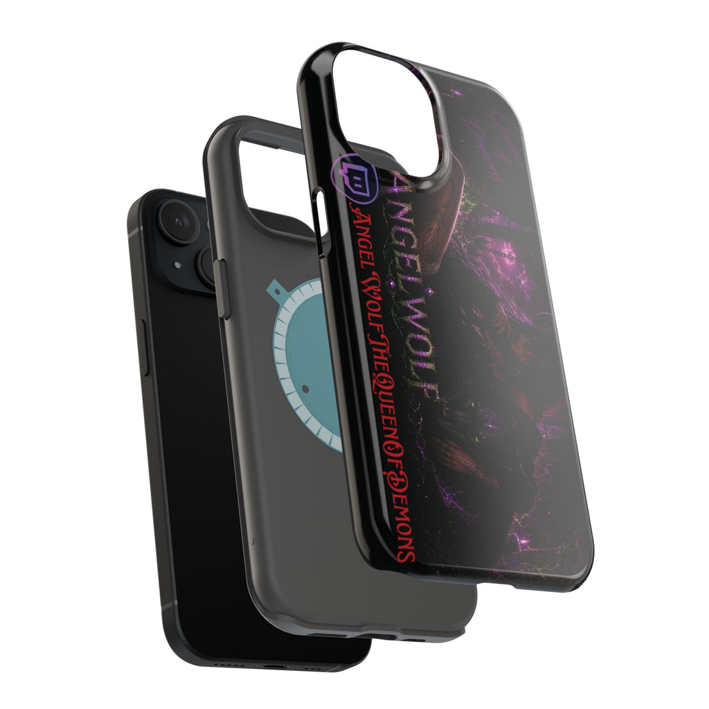 Phone Case — Dark Fantasy 'Angel Wolf' Magnetic Impact-Resistant Cover