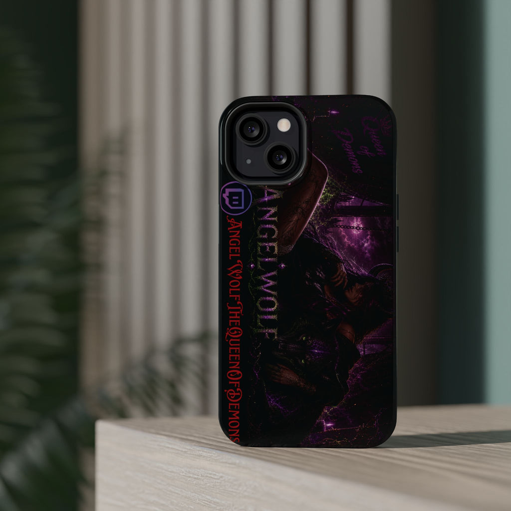 Phone Case — Dark Fantasy 'Angel Wolf' Magnetic Impact-Resistant Cover