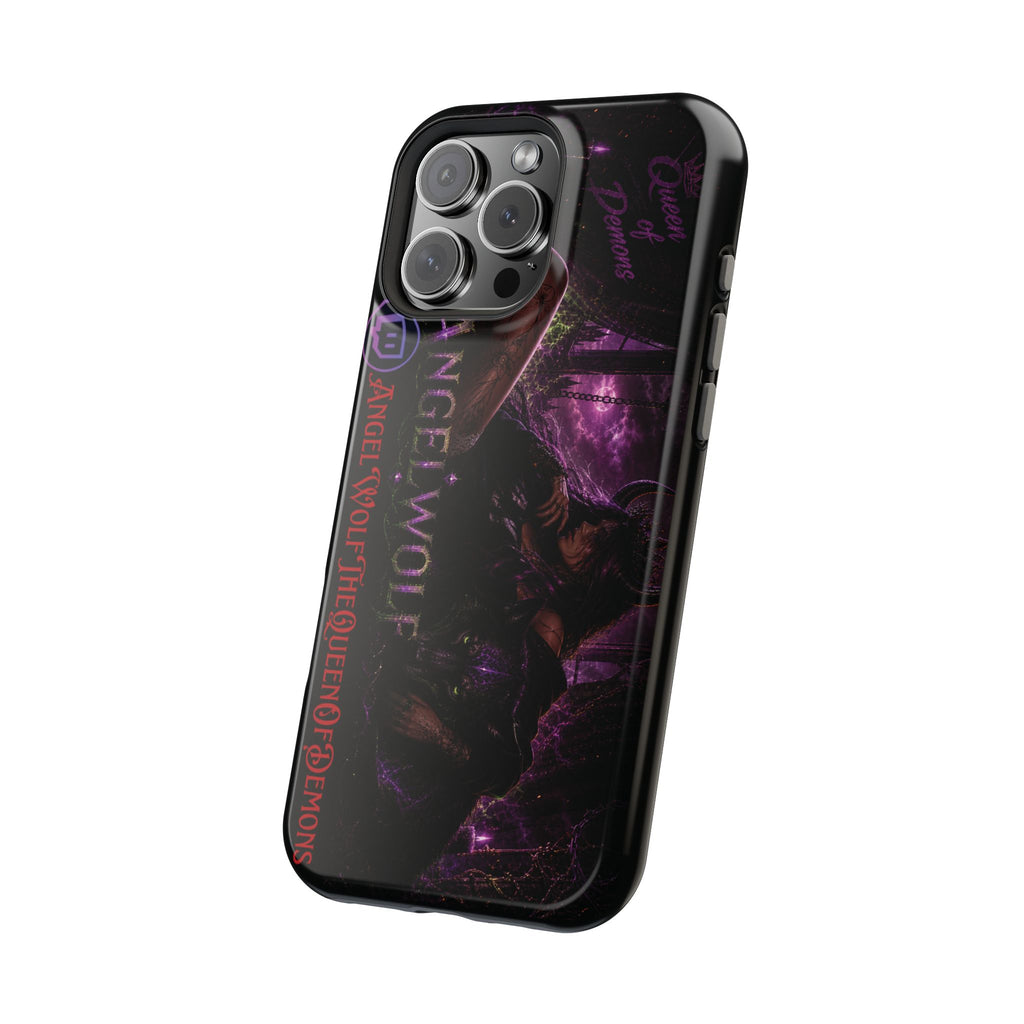 Phone Case — Dark Fantasy 'Angel Wolf' Magnetic Impact-Resistant Cover