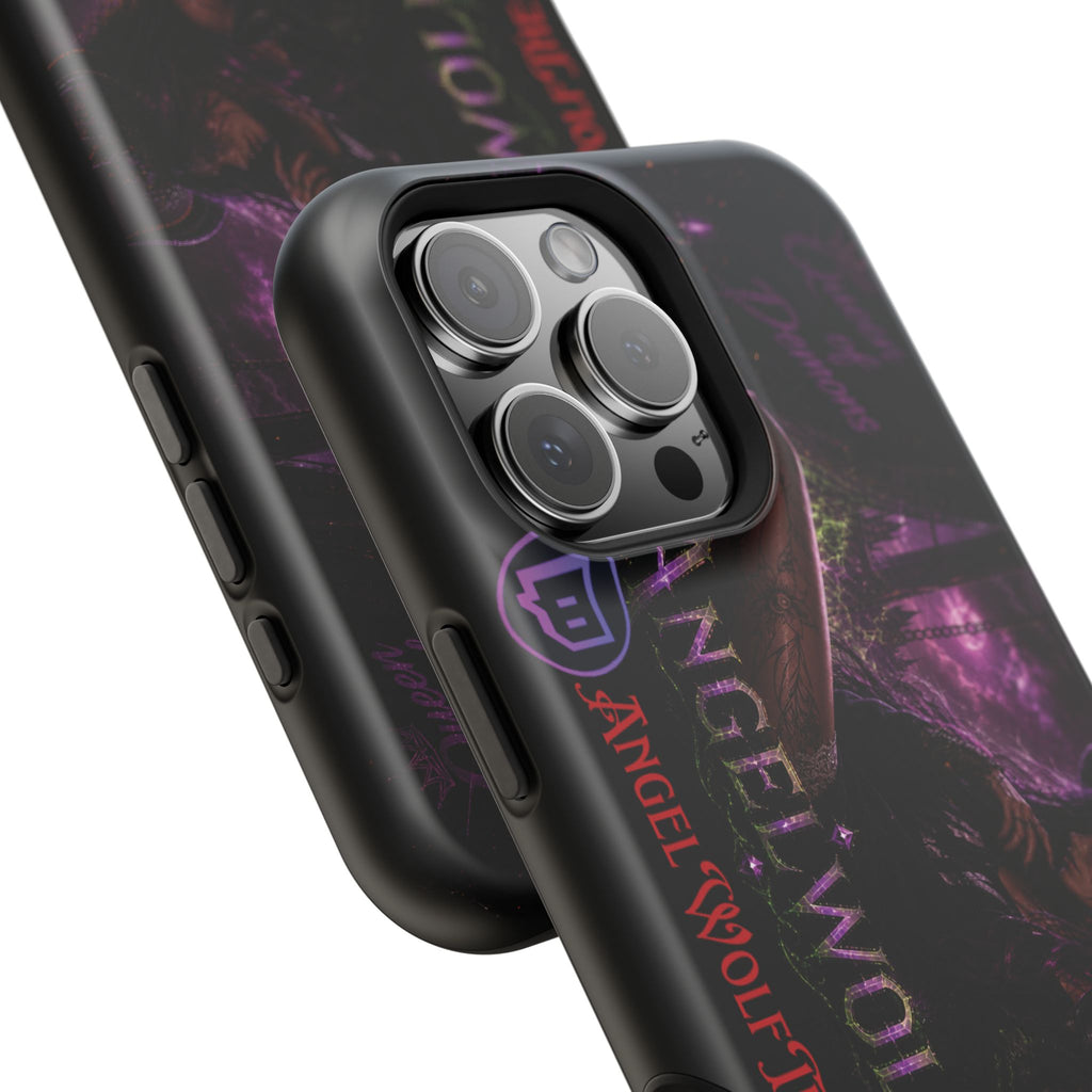 Phone Case — Dark Fantasy 'Angel Wolf' Magnetic Impact-Resistant Cover
