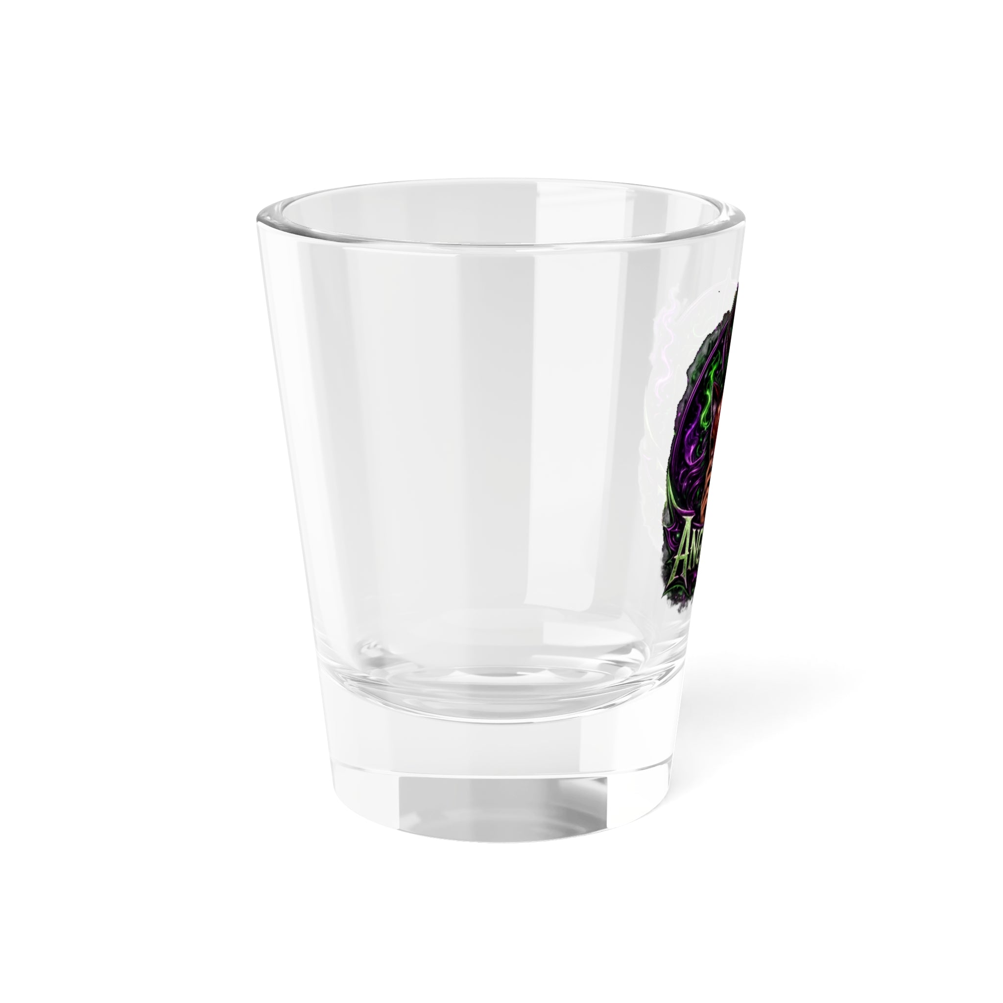 Angelwolf Logo Shot Glass – 1.5oz Collectible