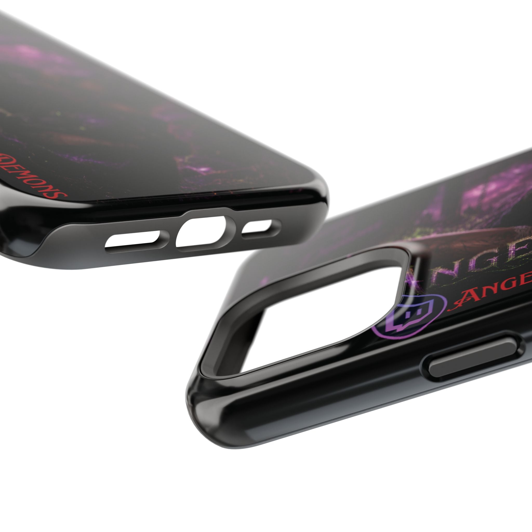 Phone Case — Dark Fantasy 'Angel Wolf' Magnetic Impact-Resistant Cover