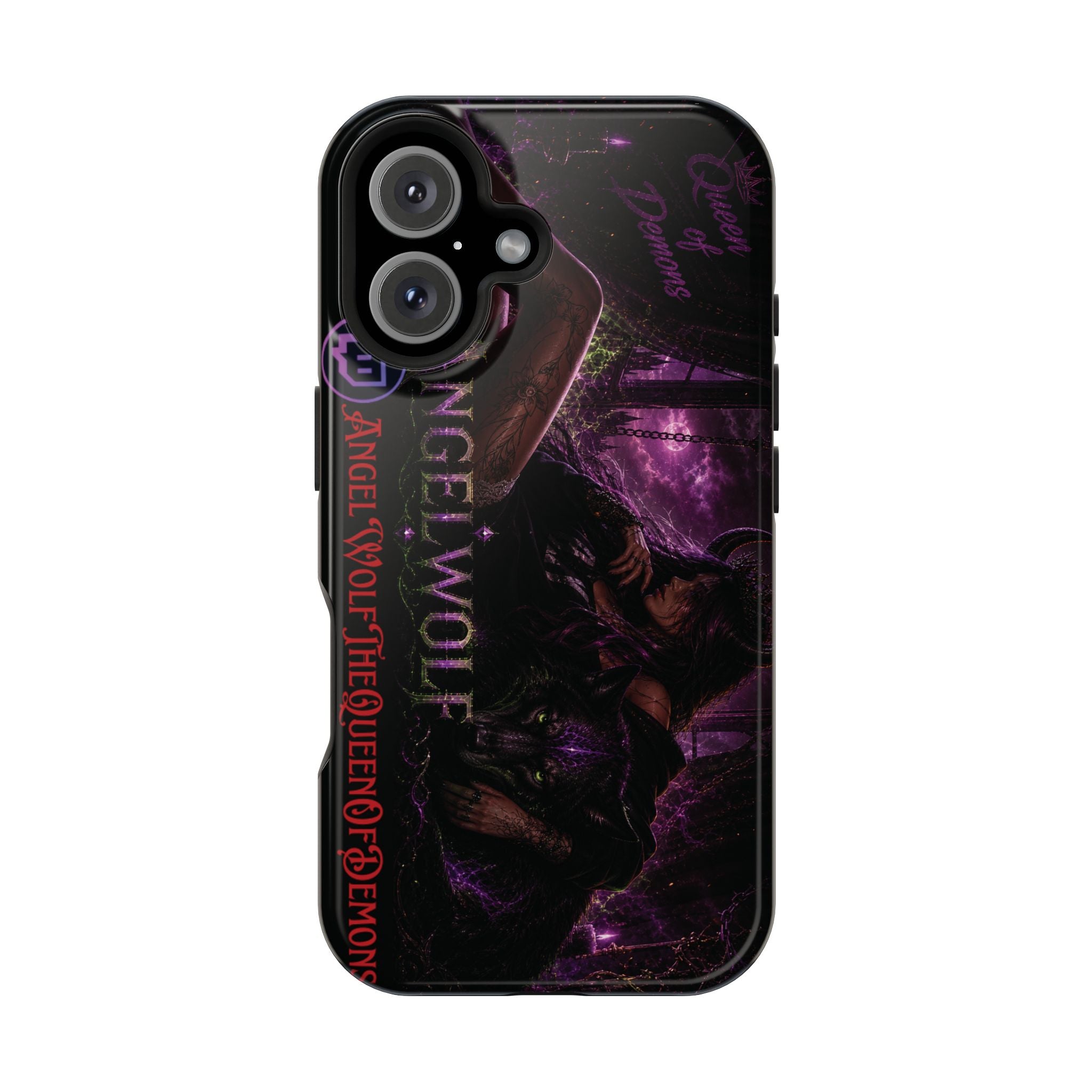 Phone Case — Dark Fantasy 'Angel Wolf' Magnetic Impact-Resistant Cover