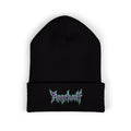 Embroidered 'Angel Wolf' Gothic Cuffed Beanie — Band Style Logo
