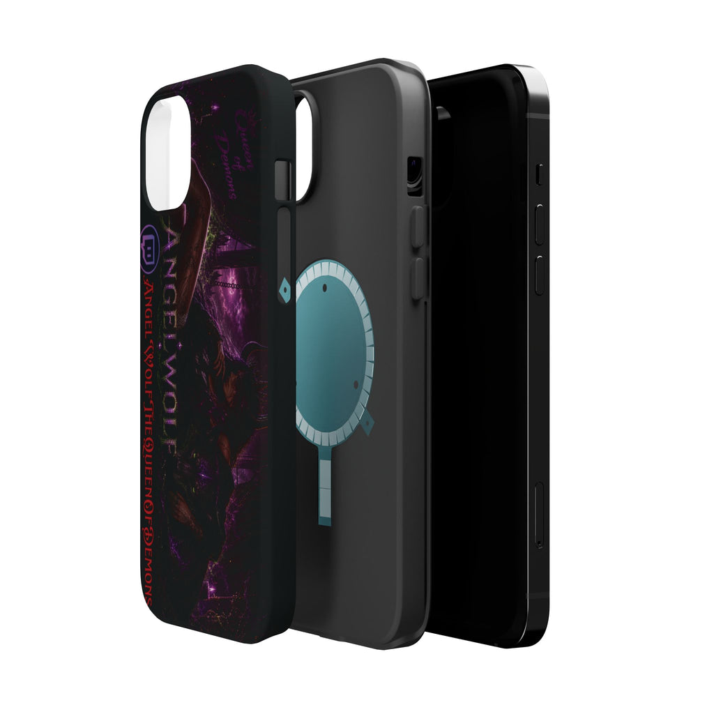 Phone Case — Dark Fantasy 'Angel Wolf' Magnetic Impact-Resistant Cover