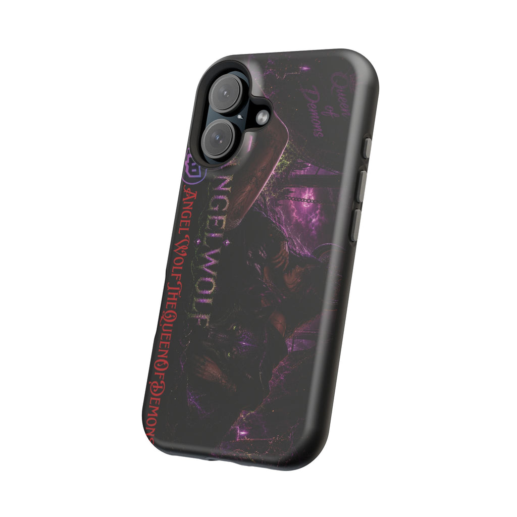 Phone Case — Dark Fantasy 'Angel Wolf' Magnetic Impact-Resistant Cover