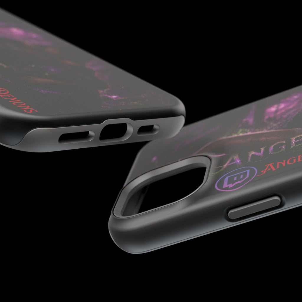Phone Case — Dark Fantasy 'Angel Wolf' Magnetic Impact-Resistant Cover