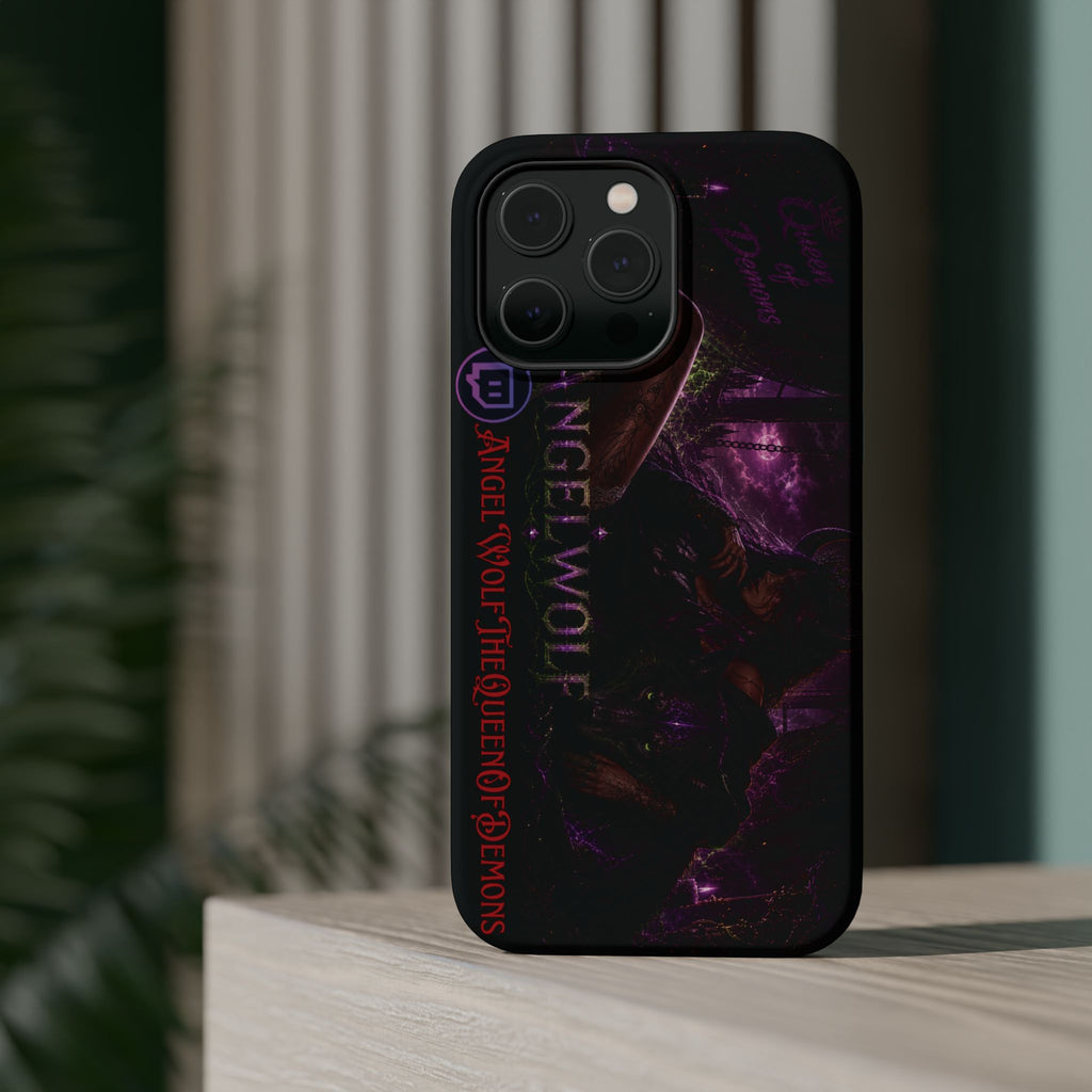 Phone Case — Dark Fantasy 'Angel Wolf' Magnetic Impact-Resistant Cover