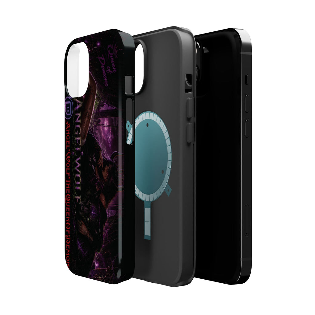 Phone Case — Dark Fantasy 'Angel Wolf' Magnetic Impact-Resistant Cover