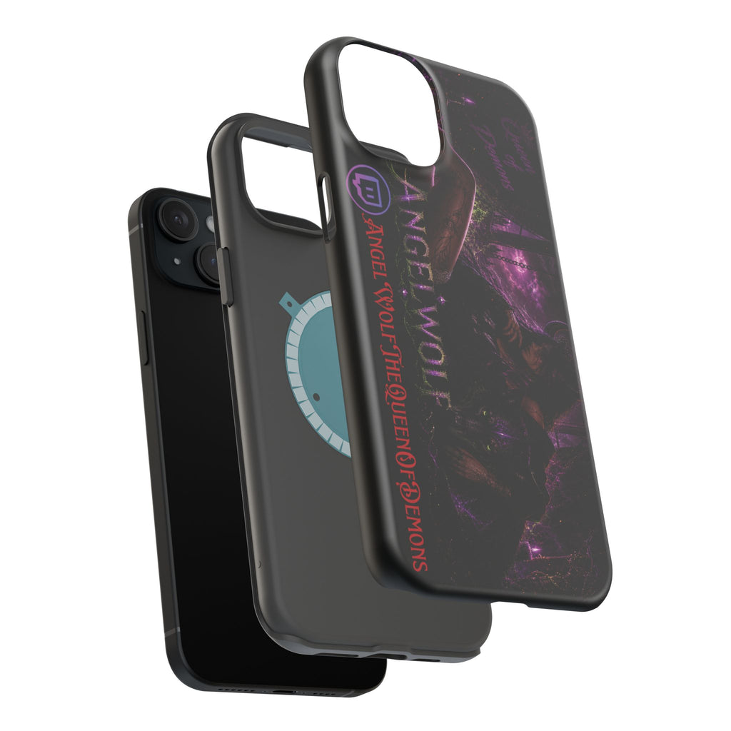 Phone Case — Dark Fantasy 'Angel Wolf' Magnetic Impact-Resistant Cover