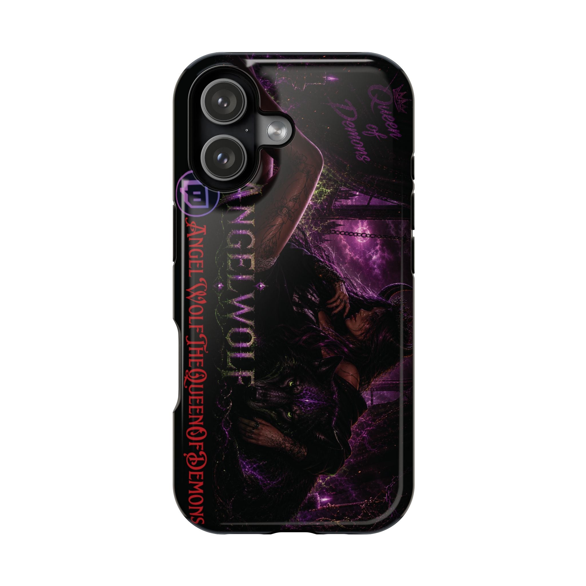Phone Case — Dark Fantasy 'Angel Wolf' Magnetic Impact-Resistant Cover