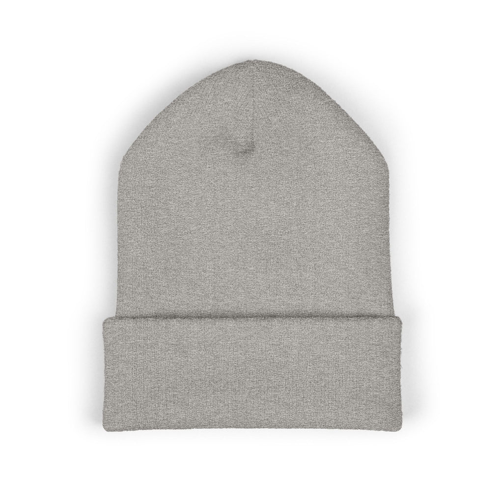 Embroidered 'Angel Wolf' Gothic Cuffed Beanie — Band Style Logo