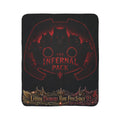 Infernal Pack Sherpa Blanket — 'The Infernal Pack: Letting Demons Run Free Since '93' Gothic Fleece Throw