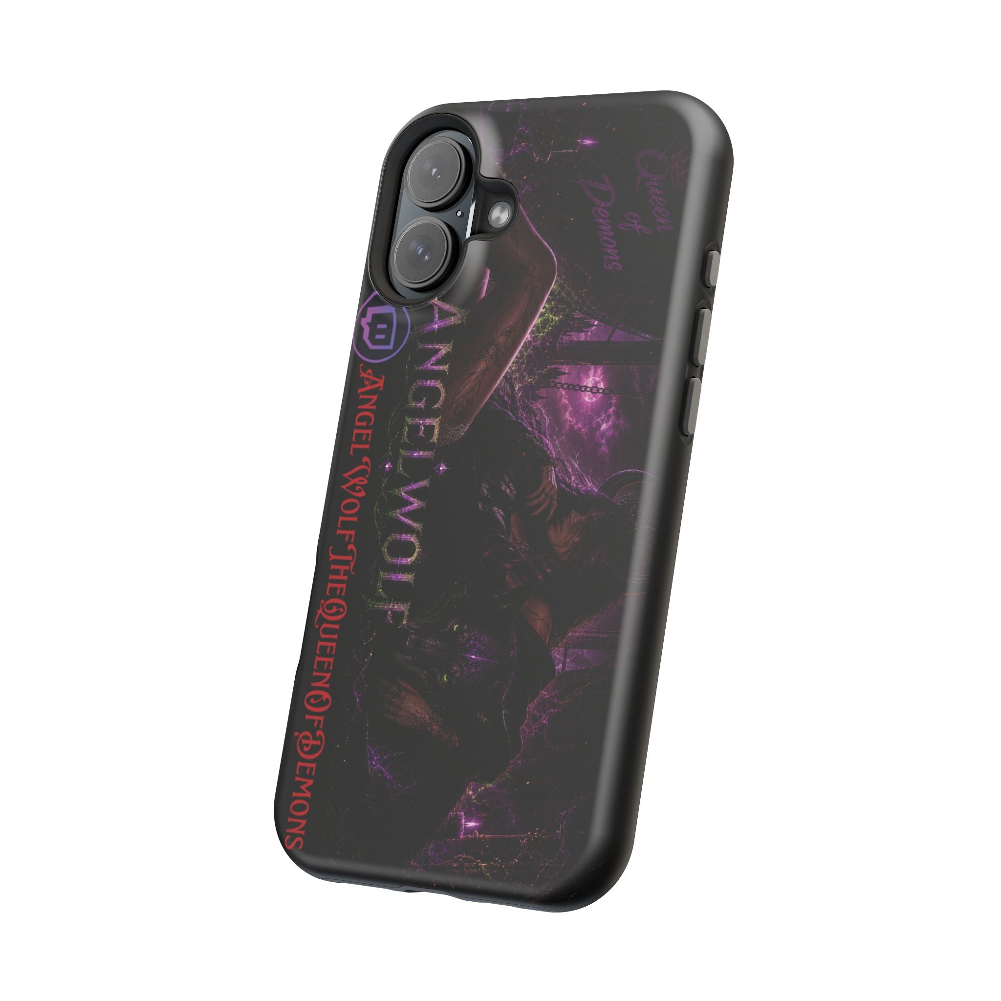 Phone Case — Dark Fantasy 'Angel Wolf' Magnetic Impact-Resistant Cover
