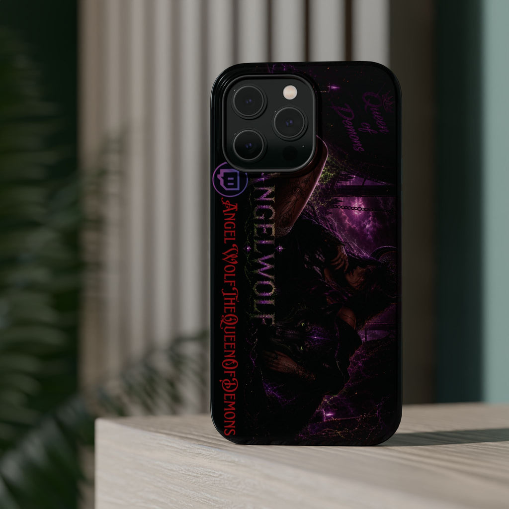 Phone Case — Dark Fantasy 'Angel Wolf' Magnetic Impact-Resistant Cover