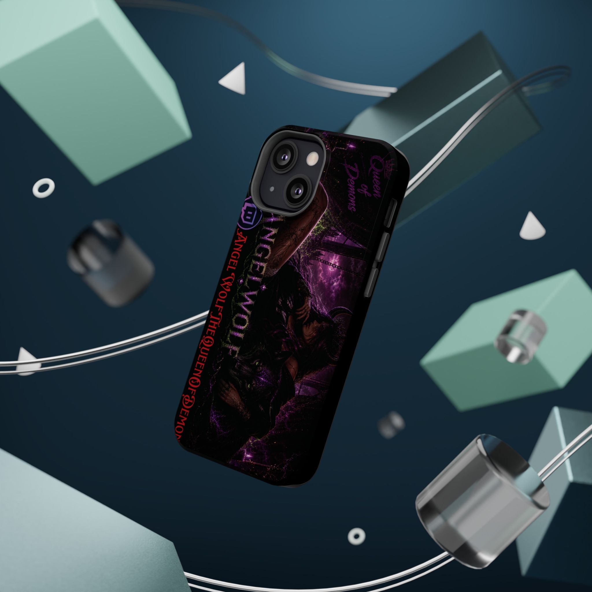 Phone Case — Dark Fantasy 'Angel Wolf' Magnetic Impact-Resistant Cover
