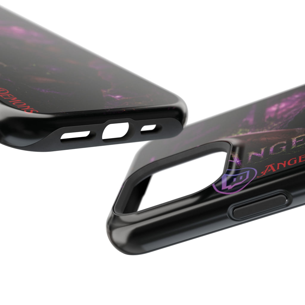 Phone Case — Dark Fantasy 'Angel Wolf' Magnetic Impact-Resistant Cover