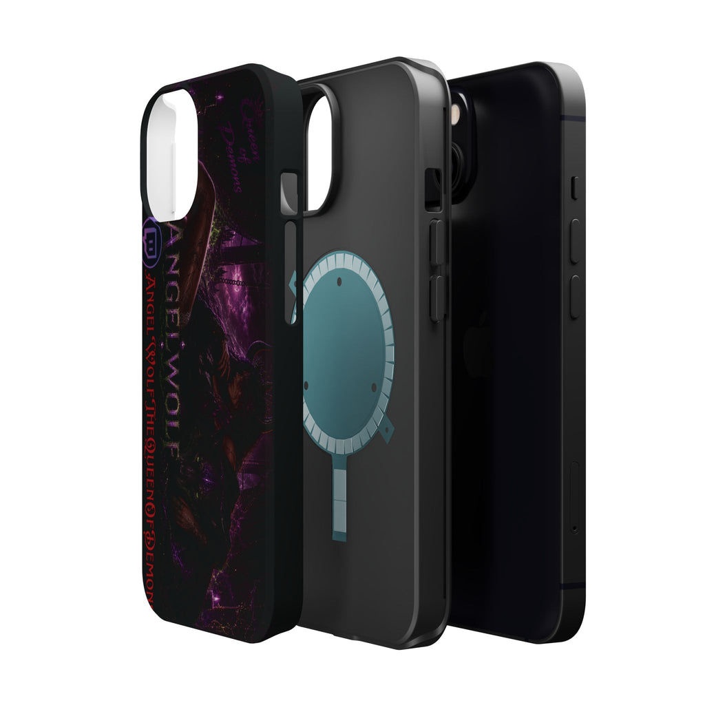 Phone Case — Dark Fantasy 'Angel Wolf' Magnetic Impact-Resistant Cover