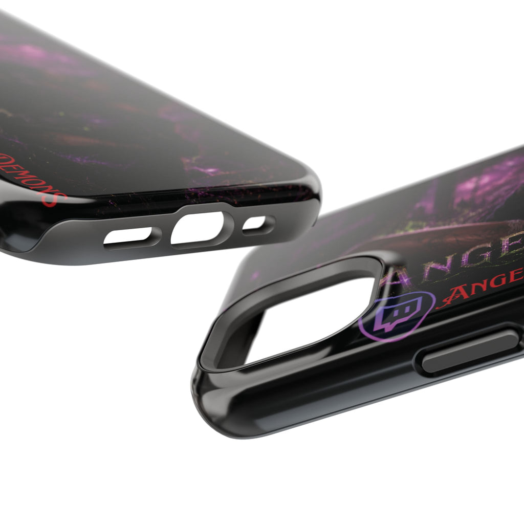 Phone Case — Dark Fantasy 'Angel Wolf' Magnetic Impact-Resistant Cover