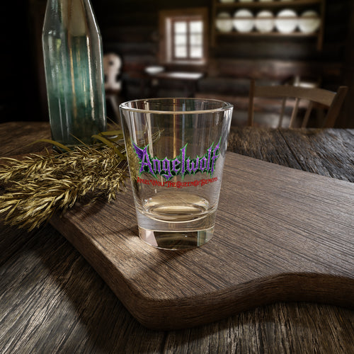 Angelwolf Metal Logo 'Queen of Demons' 1.5oz Shot Glass