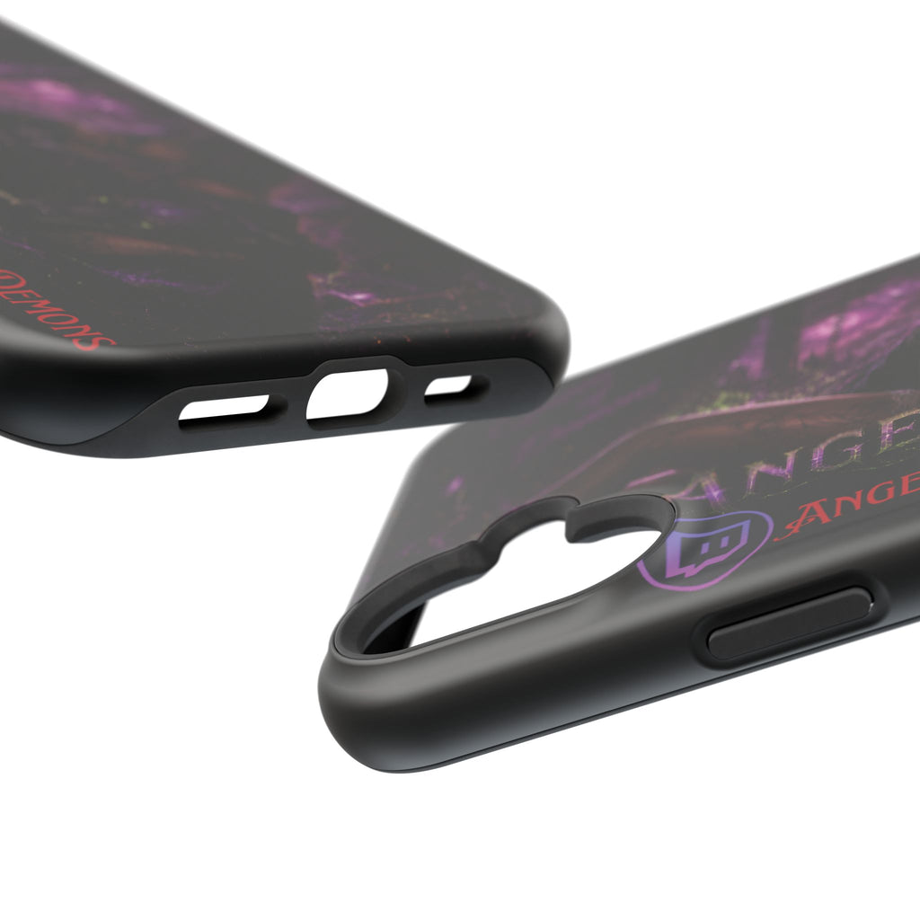 Phone Case — Dark Fantasy 'Angel Wolf' Magnetic Impact-Resistant Cover