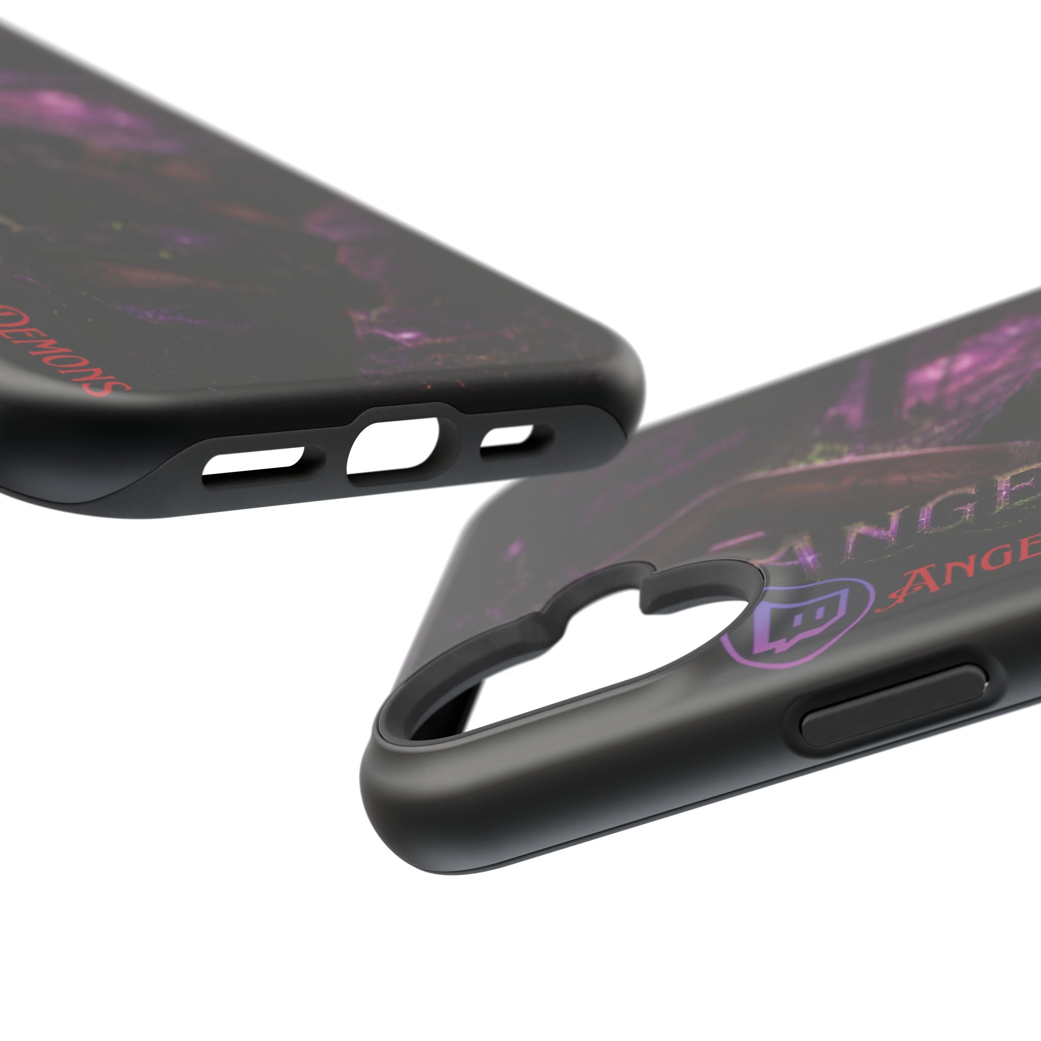 Phone Case — Dark Fantasy 'Angel Wolf' Magnetic Impact-Resistant Cover