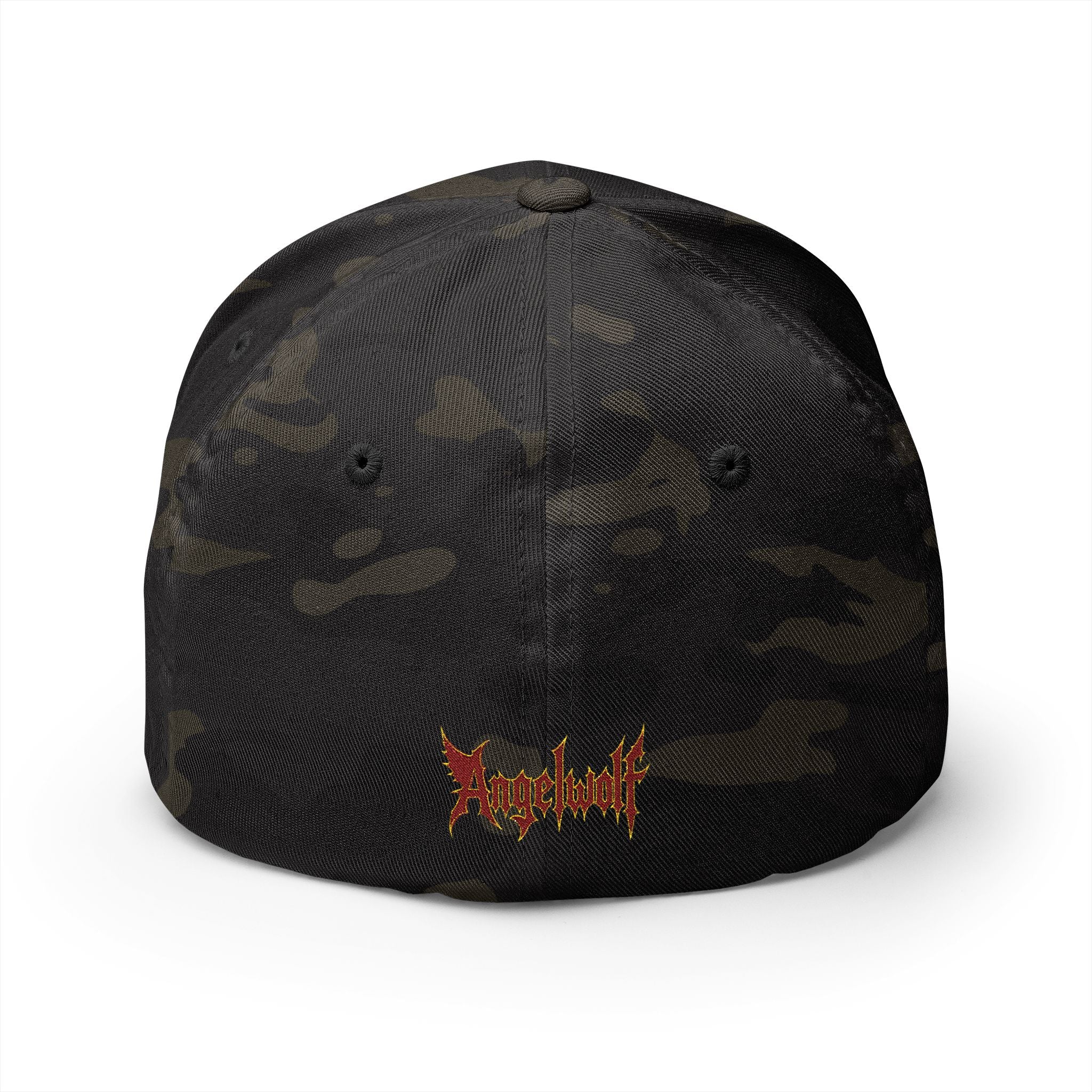 AngelWolf "The Queen Of Demons" Embroidered Flex Back Cap