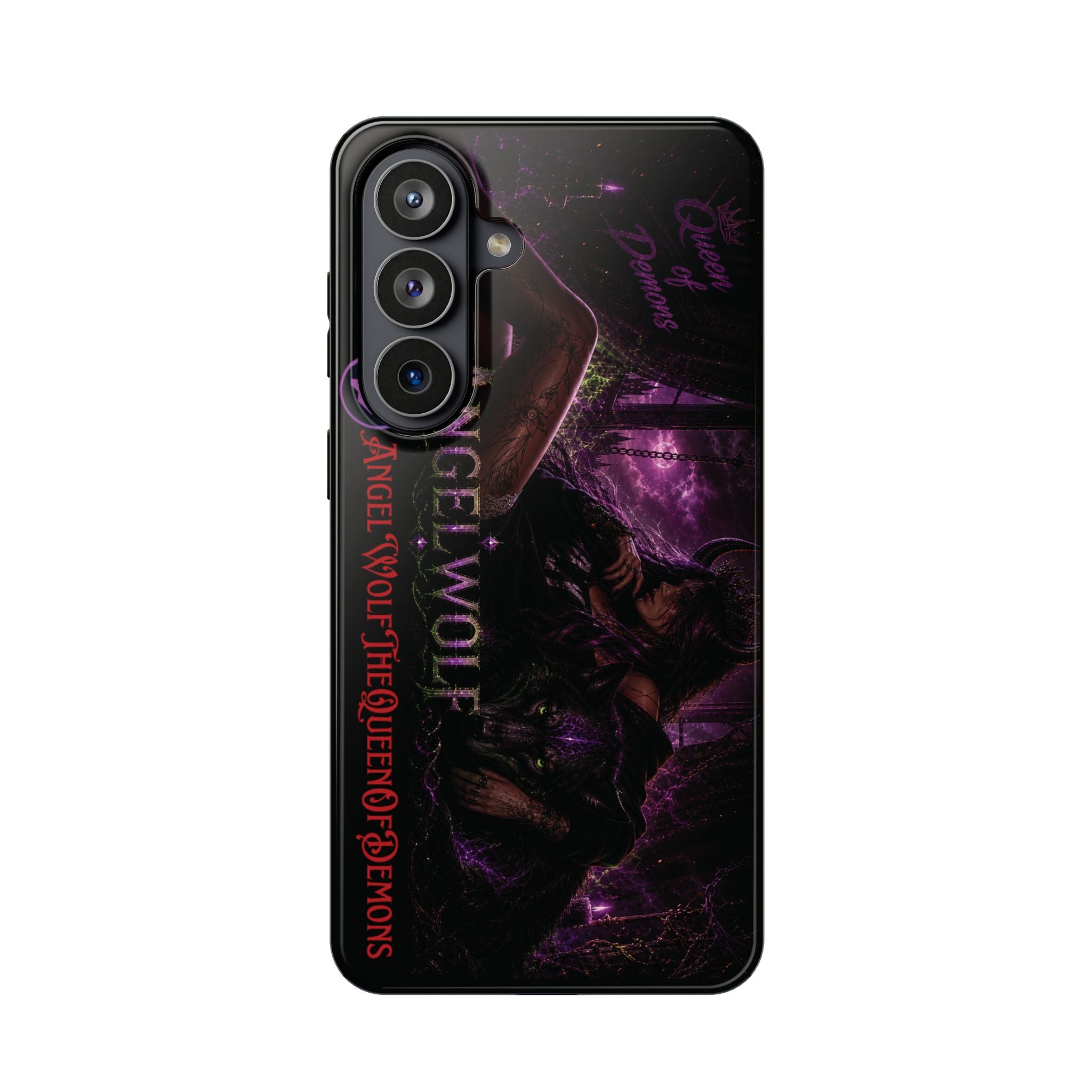 Phone Case — Dark Fantasy 'Angel Wolf' Magnetic Impact-Resistant Cover