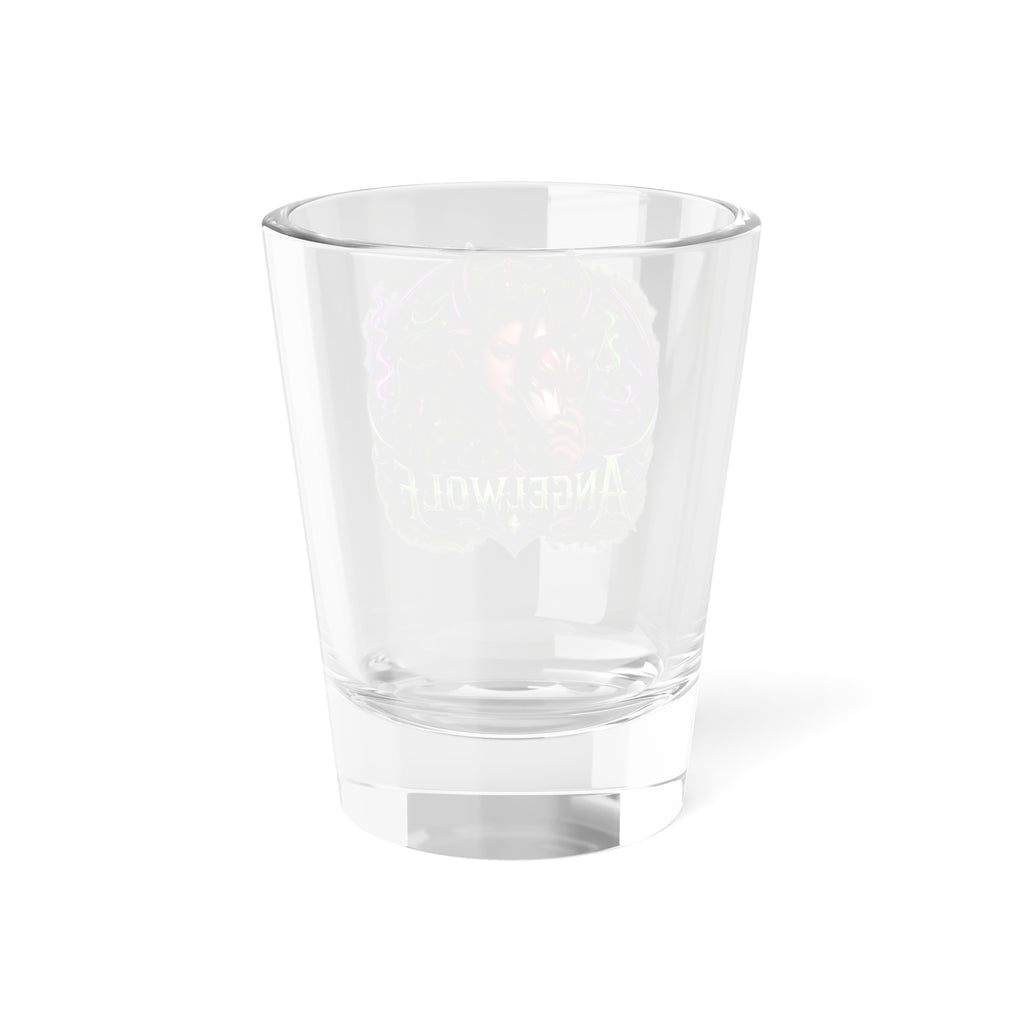Angelwolf Logo Shot Glass – 1.5oz Collectible
