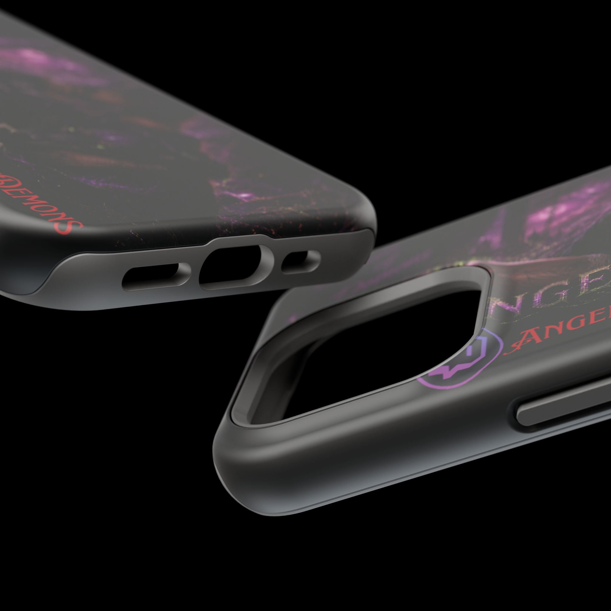 Phone Case — Dark Fantasy 'Angel Wolf' Magnetic Impact-Resistant Cover