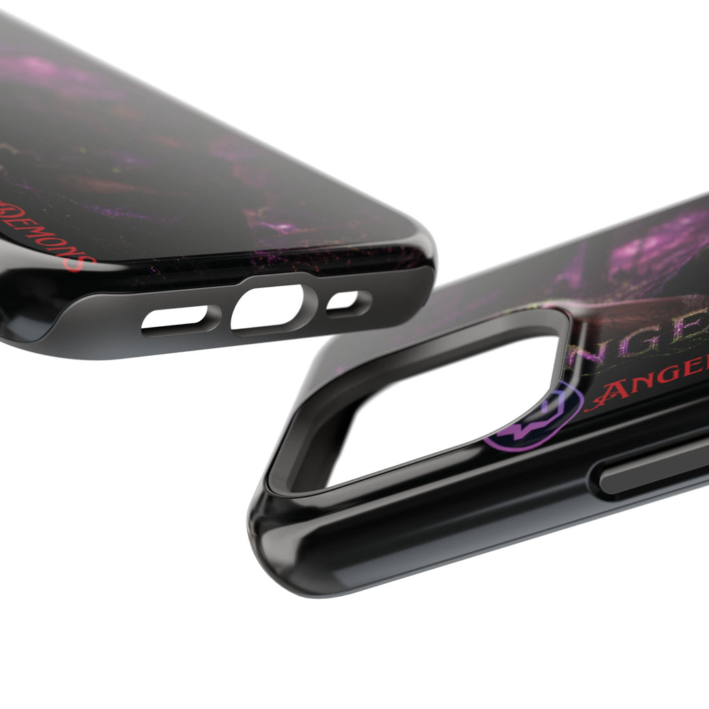Phone Case — Dark Fantasy 'Angel Wolf' Magnetic Impact-Resistant Cover