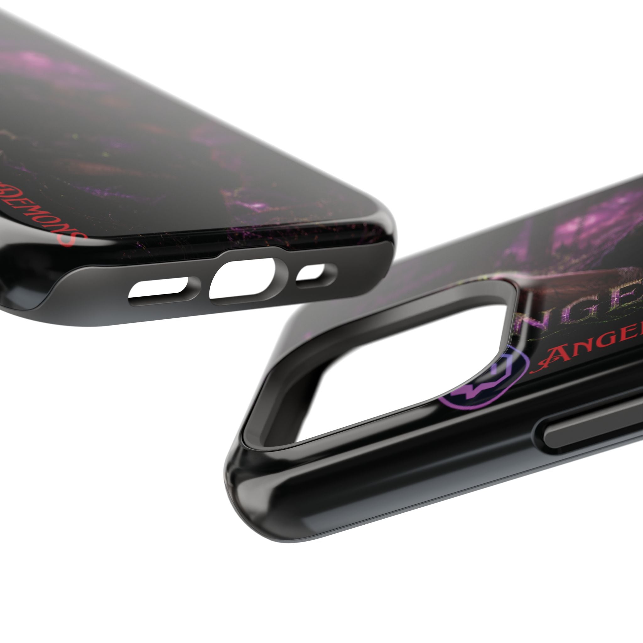 Phone Case — Dark Fantasy 'Angel Wolf' Magnetic Impact-Resistant Cover