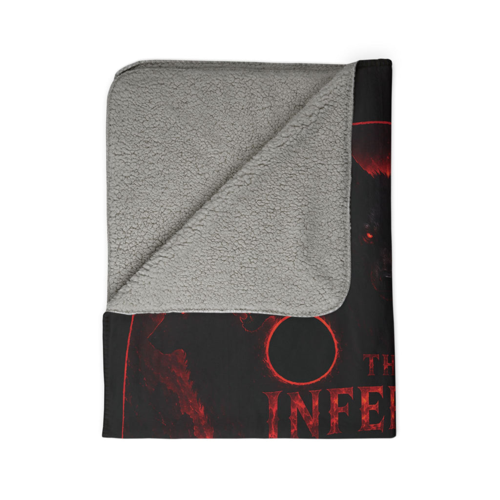 Infernal Pack Sherpa Blanket — 'The Infernal Pack: Letting Demons Run Free Since '93' Gothic Fleece Throw