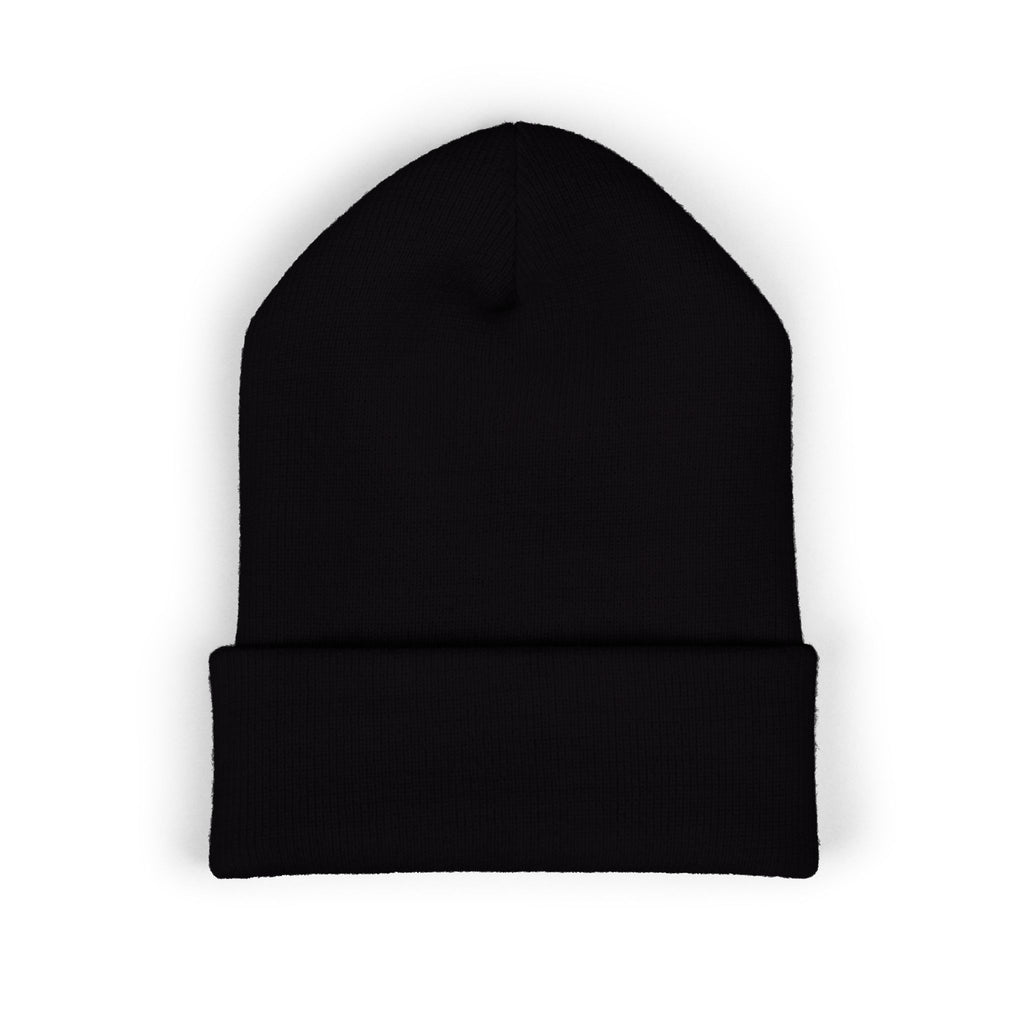 Embroidered 'Angel Wolf' Gothic Cuffed Beanie — Band Style Logo