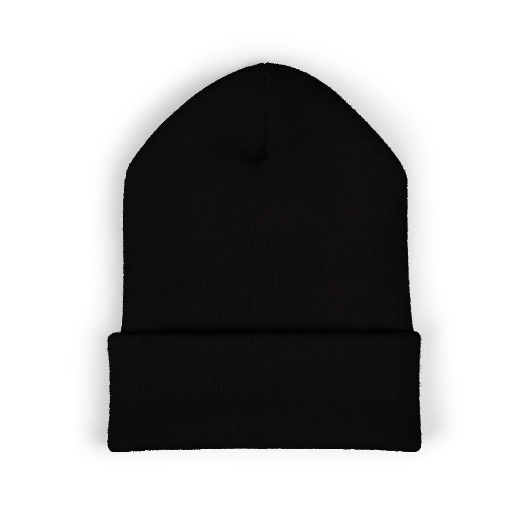Embroidered 'Angel Wolf' Gothic Cuffed Beanie — Band Style Logo