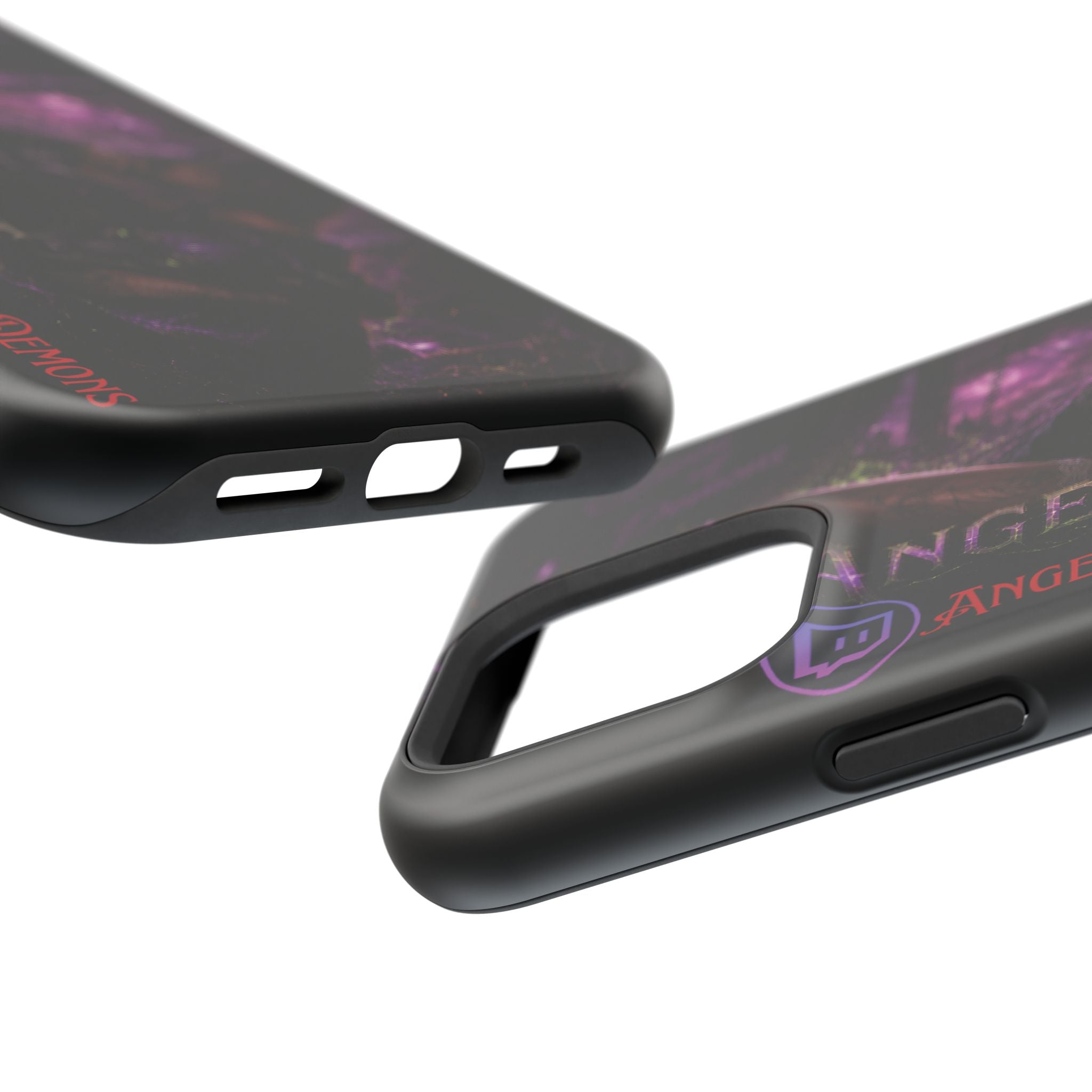 Phone Case — Dark Fantasy 'Angel Wolf' Magnetic Impact-Resistant Cover