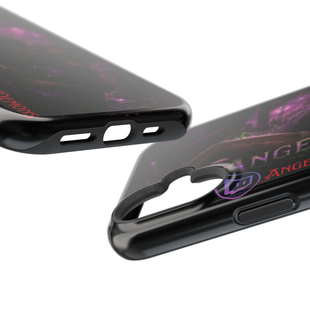 Phone Case — Dark Fantasy 'Angel Wolf' Magnetic Impact-Resistant Cover