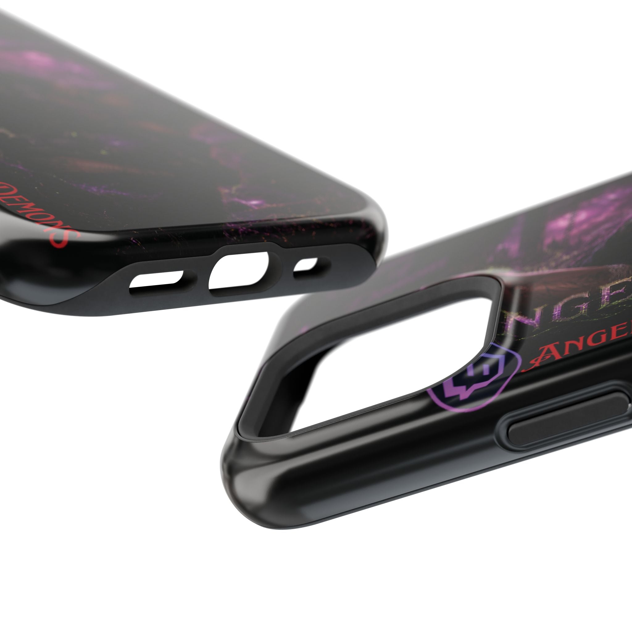 Phone Case — Dark Fantasy 'Angel Wolf' Magnetic Impact-Resistant Cover